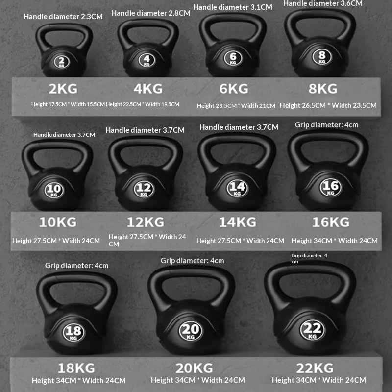Sports Equipment Near Me - 2026 Fitness Adjustable 8kg Kettlebell Ergonomic