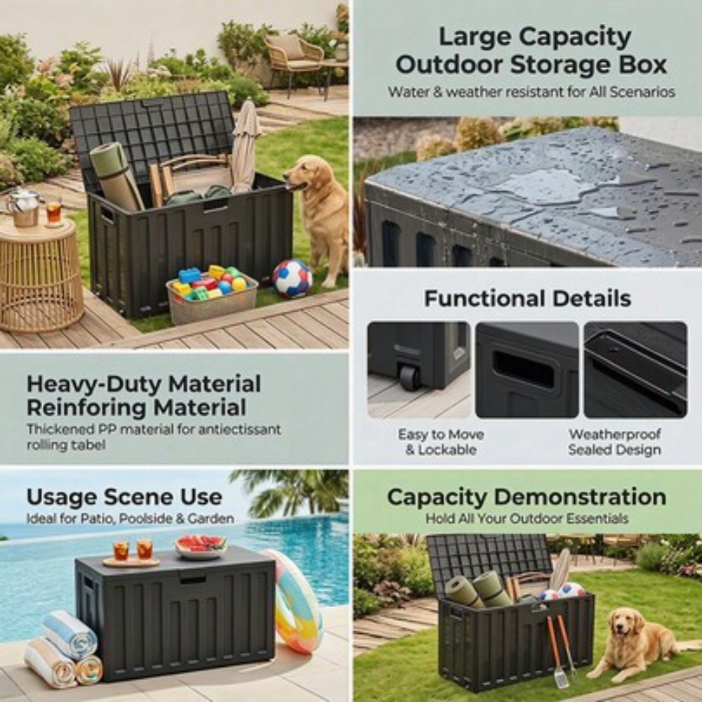 Large Capacity Outdoor Storage - đánh giá và giá Sports Equipment Organizer
