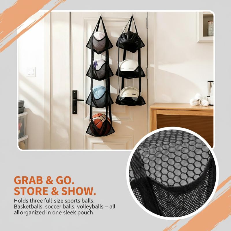 Wall Mounted Basketball Storag - đánh giá và giá Sports Equipment Organizer