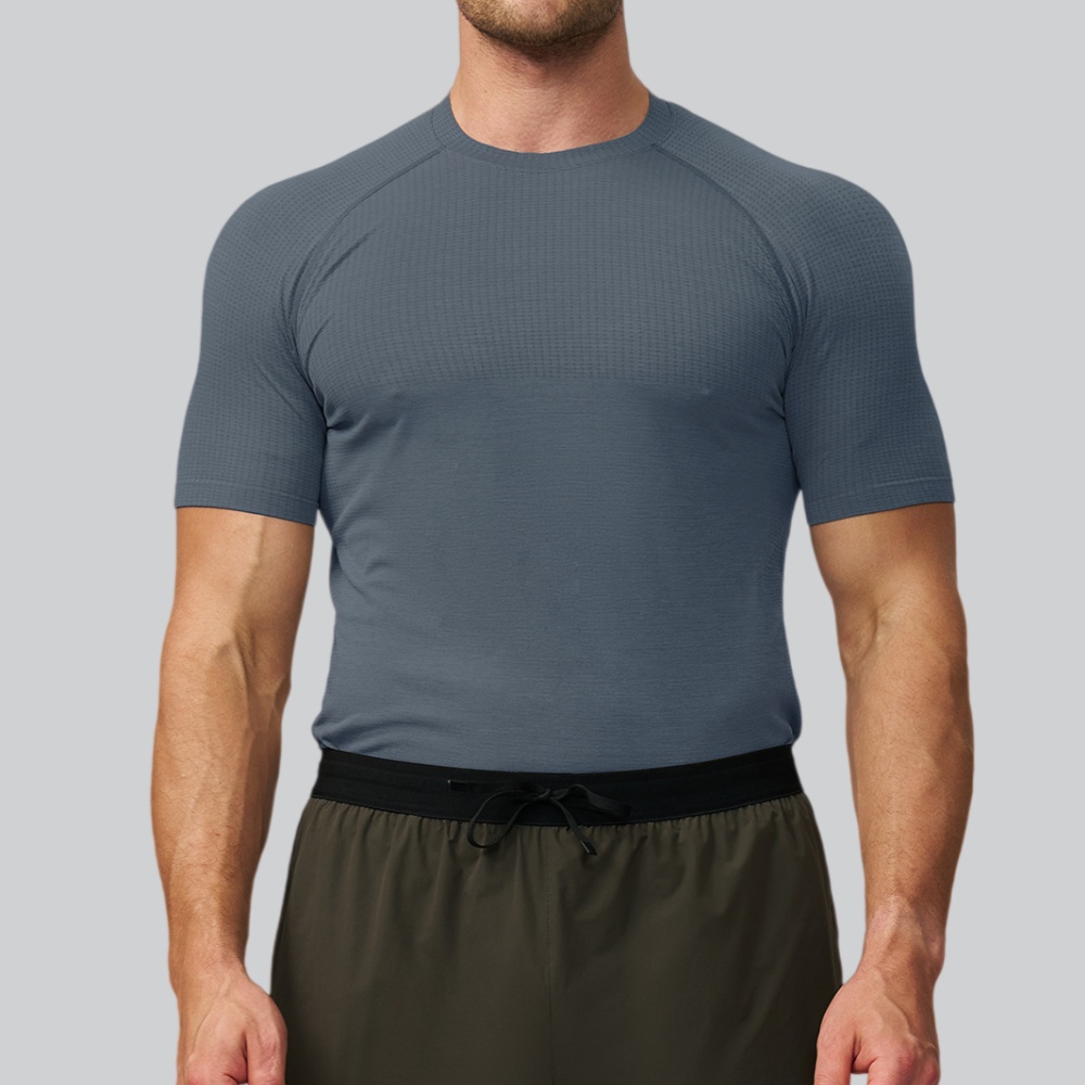 Men's Solid Color Sports T-shi - đánh giá và giá Sports Equipment Logo
