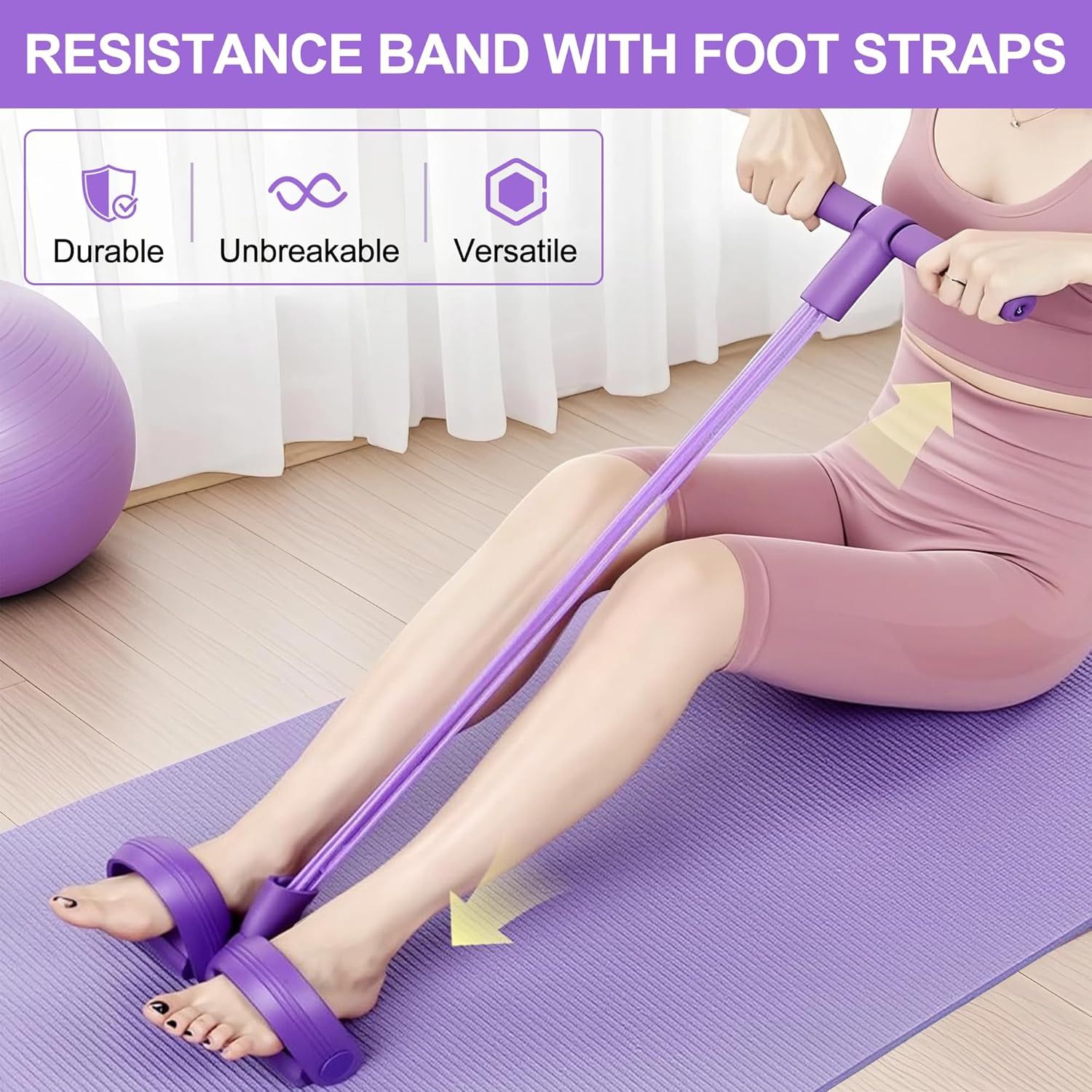 4-Tube Pedal Resistance Band M - đánh giá và giá Sports Equipment Near Me