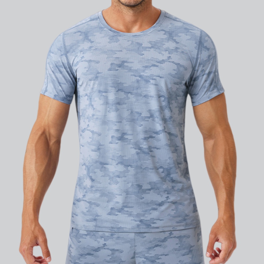 Men's Round Neck T-Shirt Sport - đánh giá và giá Sports Equipment Logo