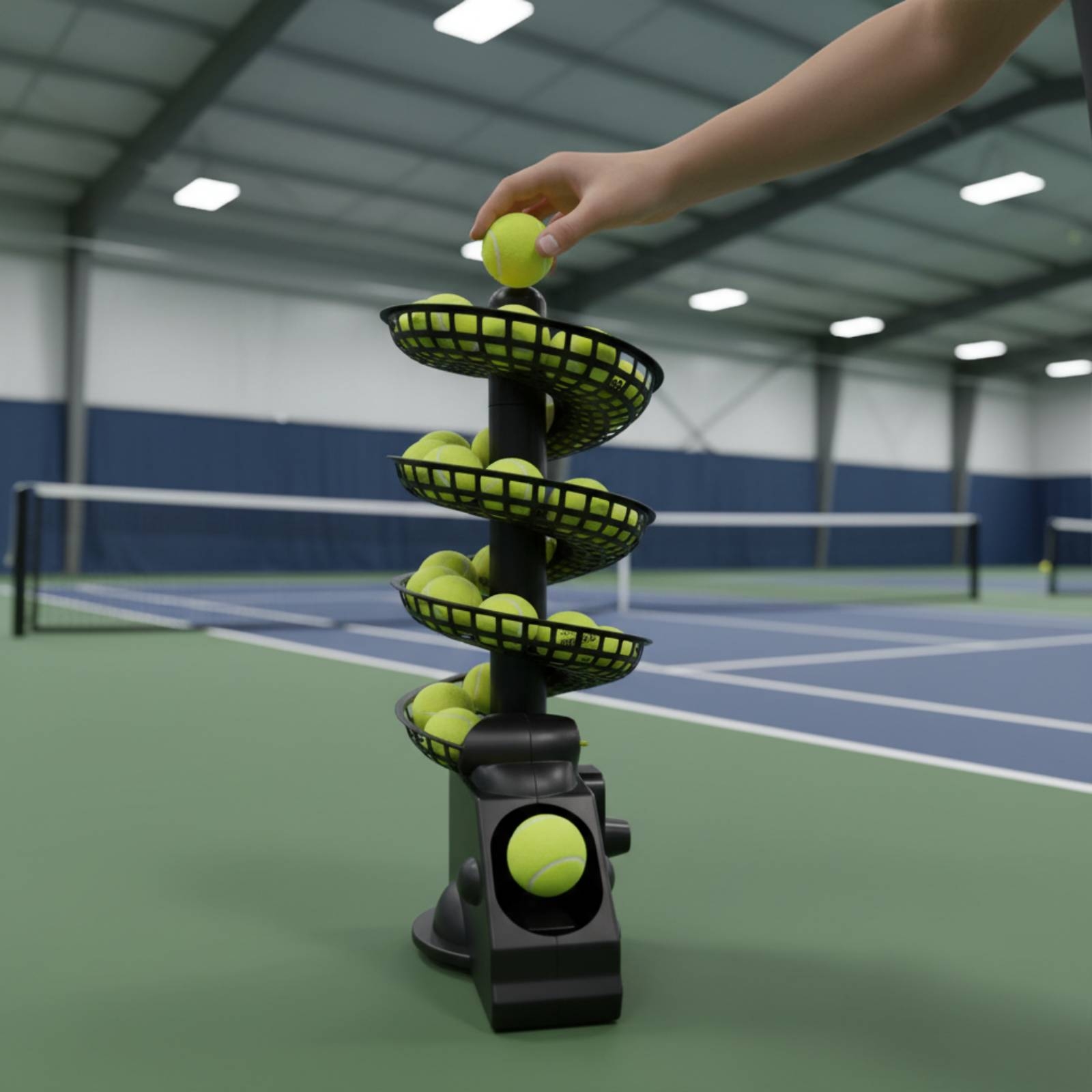 Portable Tennis Ball Machine M - đánh giá và giá Sports Equipment Set
