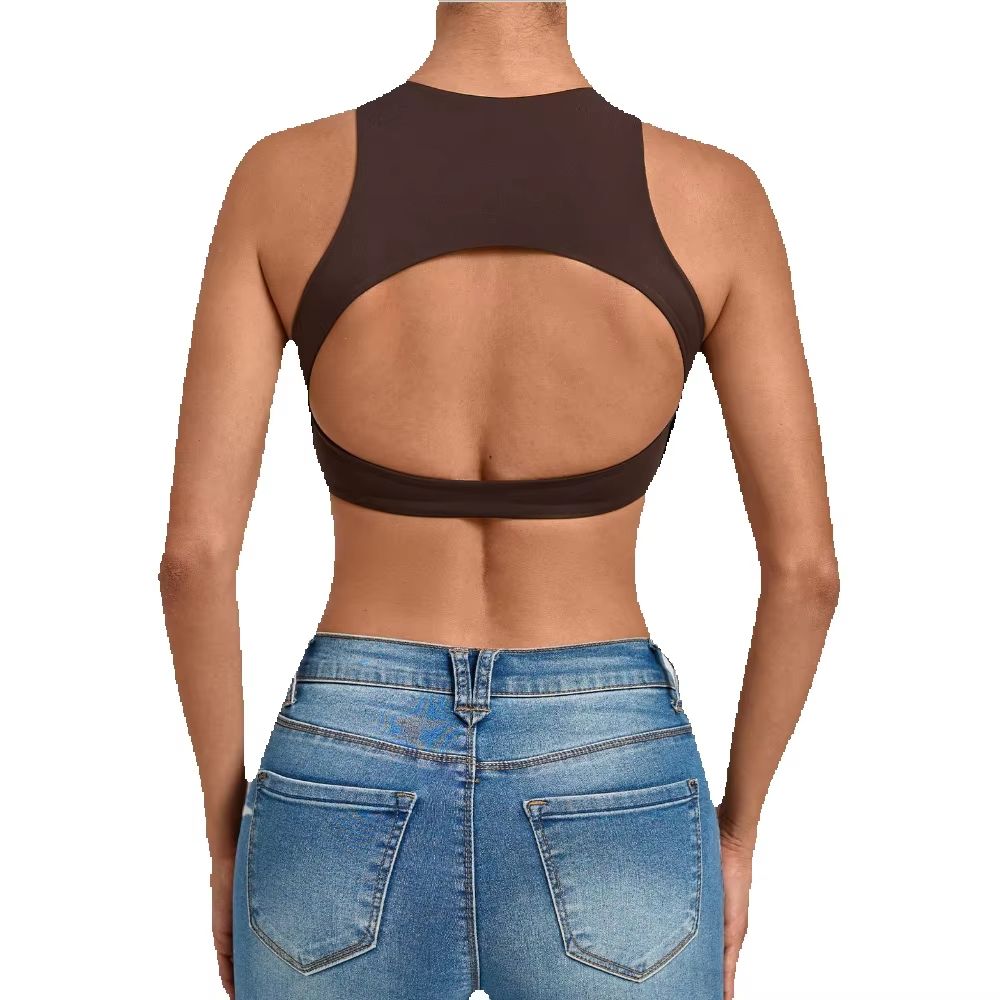 Women High Neck Sports Bra Pad - đánh giá và giá Sports Equipment Logo