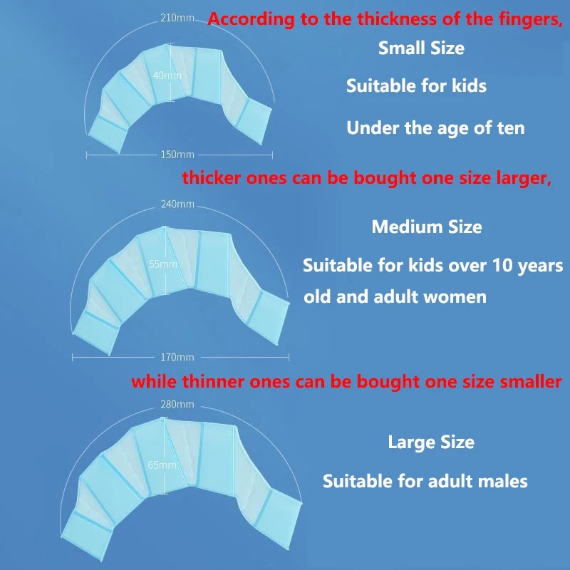 1-3pairs Silicone Swimming Han - đánh giá và giá Sports Equipment 5 Years Old